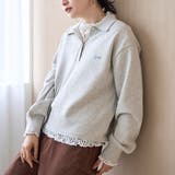 NATURAL | 【PENNEYS(ぺニーズ)別注】襟付きポロニット | coen【women】
