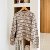 BEIGE | 【PENNEYS(ぺニーズ)別注】襟付きポロニット | coen【women】