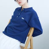 NAVY | 【PENNEYS(ぺニーズ)別注】襟付きポロニット | coen【women】