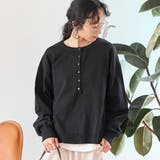 BLACK | 【新色登場 セットアイテム】2wayヘンリーネックニットセット（WEB限定カラー… | coen【women】