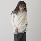 【帯電防止】モチモチリブクルーネックニット | coen【women】 | 詳細画像5