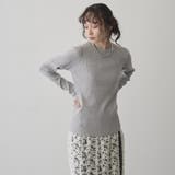 【帯電防止】モチモチリブクルーネックニット | coen【women】 | 詳細画像9