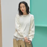 【セットアイテム】裾レースレイヤードニットセット（WEB限定カラーあり） | coen【women】 | 詳細画像4 