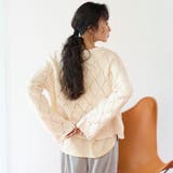 リーフ柄透かし編みニット | coen【women】 | 詳細画像6