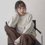 配色デザイン レイヤード風スウェットライクニット【Youtube紹介アイテム】 | coen【women】 | 詳細画像19