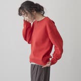 配色デザイン レイヤード風スウェットライクニット【Youtube紹介アイテム】 | coen【women】 | 詳細画像30