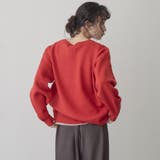 配色デザイン レイヤード風スウェットライクニット【Youtube紹介アイテム】 | coen【women】 | 詳細画像31