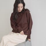 DK.BROWN | 配色デザイン レイヤード風スウェットライクニット【Youtube紹介アイテム】 | coen【women】
