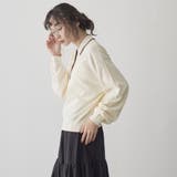配色デザイン 襟付きポロニット | coen【women】 | 詳細画像6