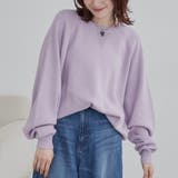 LILAC | 【色で遊ぶハイゲージゆるニット 6色展開 推しカラー】スウェットライクニットプル… | coen【women】