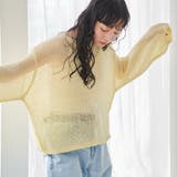 YELLOW | テープヤーンメッシュプルオーバー | coen【women】