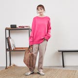 ［洗える］ラムウールブレンドエポーレットスリーブニットプルオーバー | coen【women】 | 詳細画像10 