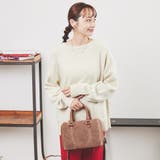 ［洗える］ラムウールブレンドエポーレットスリーブニットプルオーバー | coen【women】 | 詳細画像17 