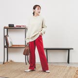 ［洗える］ラムウールブレンドエポーレットスリーブニットプルオーバー | coen【women】 | 詳細画像18 