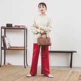 ［洗える］ラムウールブレンドエポーレットスリーブニットプルオーバー | coen【women】 | 詳細画像20 