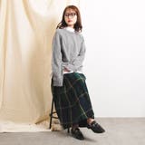 ［洗える］ラムウールブレンドエポーレットスリーブニットプルオーバー | coen【women】 | 詳細画像6 