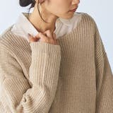 ローゲージ畦ラメボートネックニット | coen【women】 | 詳細画像13 