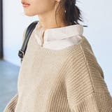 ローゲージ畦ラメボートネックニット | coen【women】 | 詳細画像14 