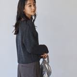 ローゲージ畦ラメボートネックニット | coen【women】 | 詳細画像6 