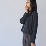 ローゲージ畦ラメボートネックニット | coen【women】 | 詳細画像7 