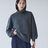 DK.GRAY | ホールガーメントタートルネックニット | coen【women】