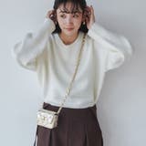 OFF WHITE | リラクシーシャギーニット | coen【women】