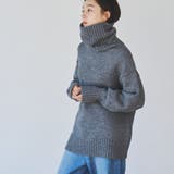 【WEB限定】ミドルゲージタートルネックニット | coen【women】 | 詳細画像2