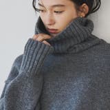 【WEB限定】ミドルゲージタートルネックニット | coen【women】 | 詳細画像3