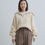 ケーブルハーフジップニット | coen【women】 | 詳細画像17