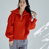 ケーブルハーフジップニット | coen【women】 | 詳細画像26