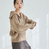 ケーブルハーフジップニット | coen【women】 | 詳細画像5