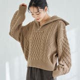 ケーブルハーフジップニット | coen【women】 | 詳細画像8