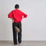 配色ステッチスウェットライクニット | coen【women】 | 詳細画像24