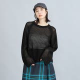 スパンコール＆ラメメッシュニット | coen【women】 | 詳細画像7 