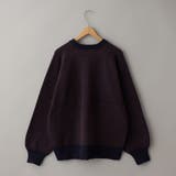 【もちフワ触感×1枚で映えるロゴデザイン】フェザーヤーンロゴジャガードニット | coen【women】 | 詳細画像12