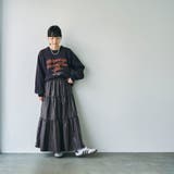 【もちフワ触感×1枚で映えるロゴデザイン】フェザーヤーンロゴジャガードニット | coen【women】 | 詳細画像2