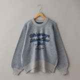 【もちフワ触感×1枚で映えるロゴデザイン】フェザーヤーンロゴジャガードニット | coen【women】 | 詳細画像21