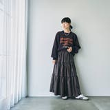 【もちフワ触感×1枚で映えるロゴデザイン】フェザーヤーンロゴジャガードニット | coen【women】 | 詳細画像23