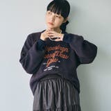 【もちフワ触感×1枚で映えるロゴデザイン】フェザーヤーンロゴジャガードニット | coen【women】 | 詳細画像25