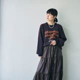 【もちフワ触感×1枚で映えるロゴデザイン】フェザーヤーンロゴジャガードニット | coen【women】 | 詳細画像3