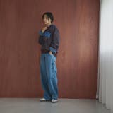 【もちフワ触感×1枚で映えるロゴデザイン】フェザーヤーンロゴジャガードニット | coen【women】 | 詳細画像6