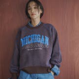 【もちフワ触感×1枚で映えるロゴデザイン】フェザーヤーンロゴジャガードニット | coen【women】 | 詳細画像7