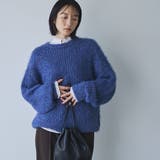 ミックスヤーンアゼ編みフェザータッチニット | coen【women】 | 詳細画像2