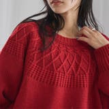 冬の褒められニット キュウシンライククルーネックニット | coen【women】 | 詳細画像5