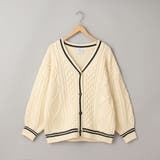 ケーブル編みVネックラインカーディガン | coen【women】 | 詳細画像15