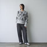【ふんわりルーズなイマドキニット】ニュアンスフラワージャガードニット | coen【women】 | 詳細画像10
