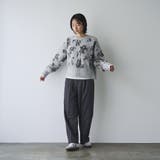 【ふんわりルーズなイマドキニット】ニュアンスフラワージャガードニット | coen【women】 | 詳細画像12