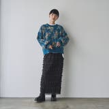 【ふんわりルーズなイマドキニット】ニュアンスフラワージャガードニット | coen【women】 | 詳細画像18