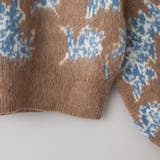 【ふんわりルーズなイマドキニット】ニュアンスフラワージャガードニット | coen【women】 | 詳細画像25