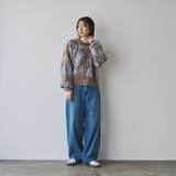 【ふんわりルーズなイマドキニット】ニュアンスフラワージャガードニット | coen【women】 | 詳細画像5